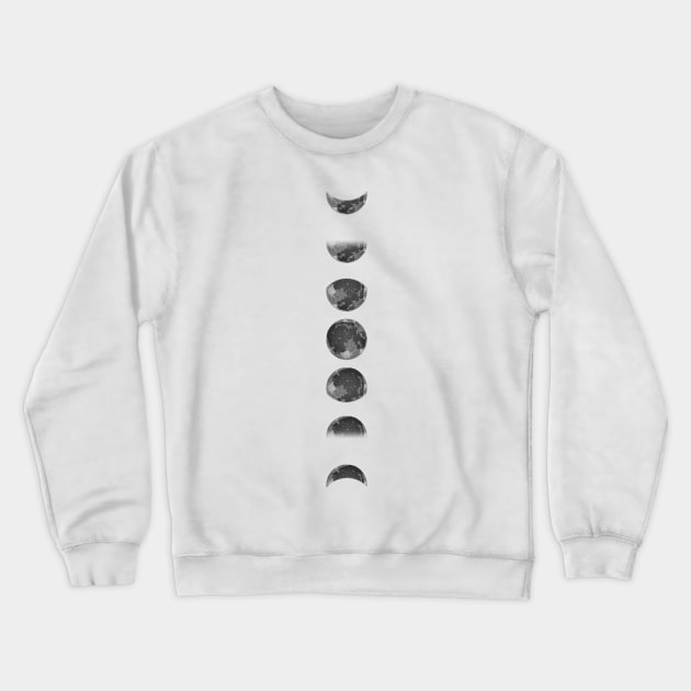 Moon Phases Crewneck Sweatshirt by noppo